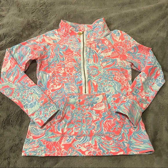 Lilly Pulitzer Popover 1/2 Zip Sweatshirt - Picture 2 of 7